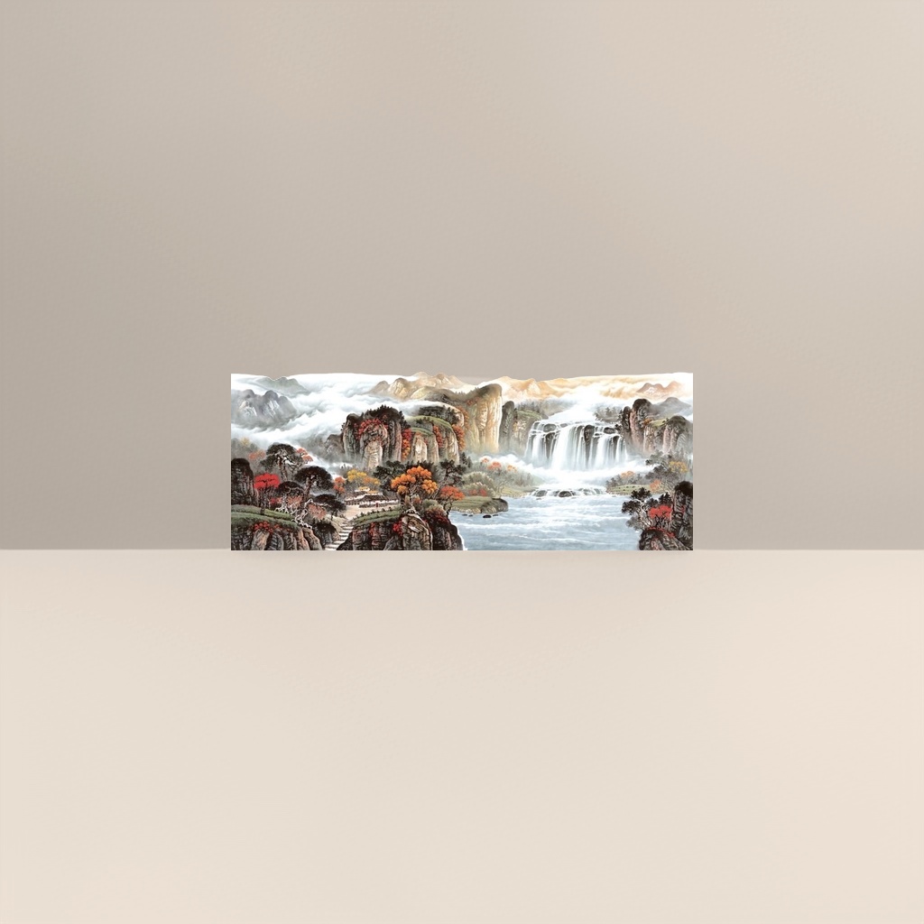 رسمت الرسومات الهيدروليكية لوحات زيتية على غرفة الجلوس details Picture
