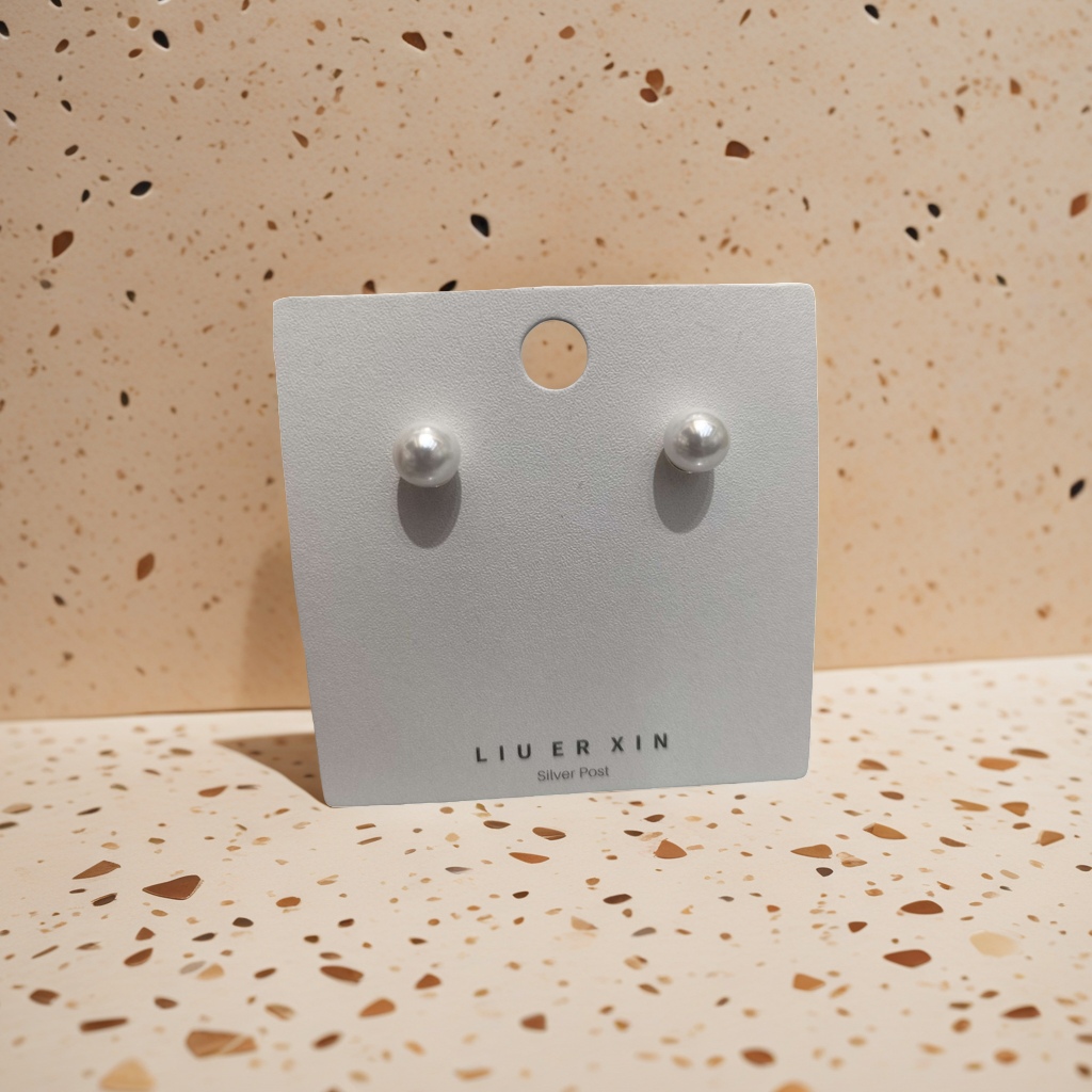 Pearl stud earrings are versatile for women. They are small, round and fresh water pearl earrings that prevent allergies