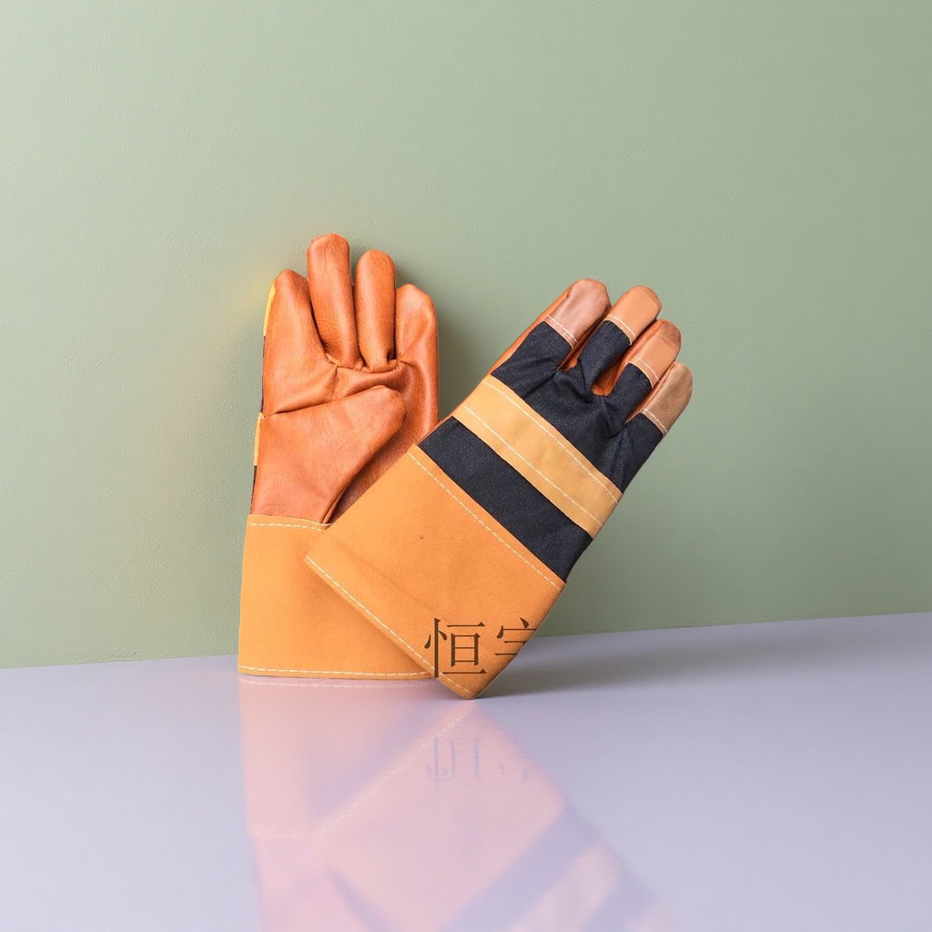 Thickened anti-slip and wear-resistant protective gloves for labor protection