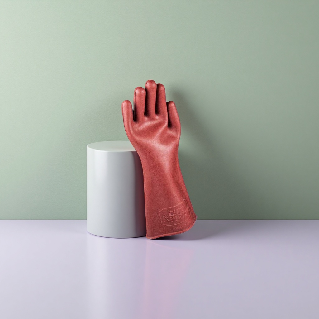 High-voltage rubber insulating gloves, electrician protection, high-voltage resistant insulating rubber gloves Specification image