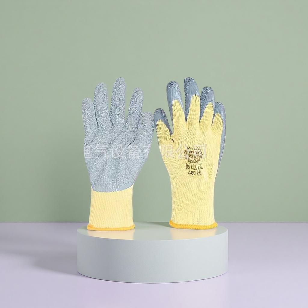 Insulating gloves, electrician's protective rubber gloves, shockproof and high-voltage resistant 10kv details Picture