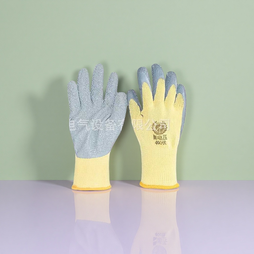 Insulating gloves, electrician's protective rubber gloves, shockproof and high-voltage resistant 10kv Specification image