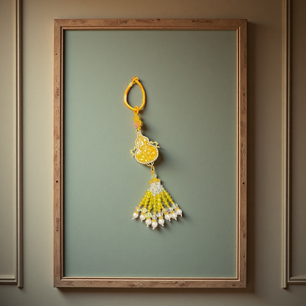 Gourd-shaped pendant decoration, gourd hanging piece, decorative hanging piece, bag hanging piece, keychain accessory, decorative keychain hanging piece details Picture