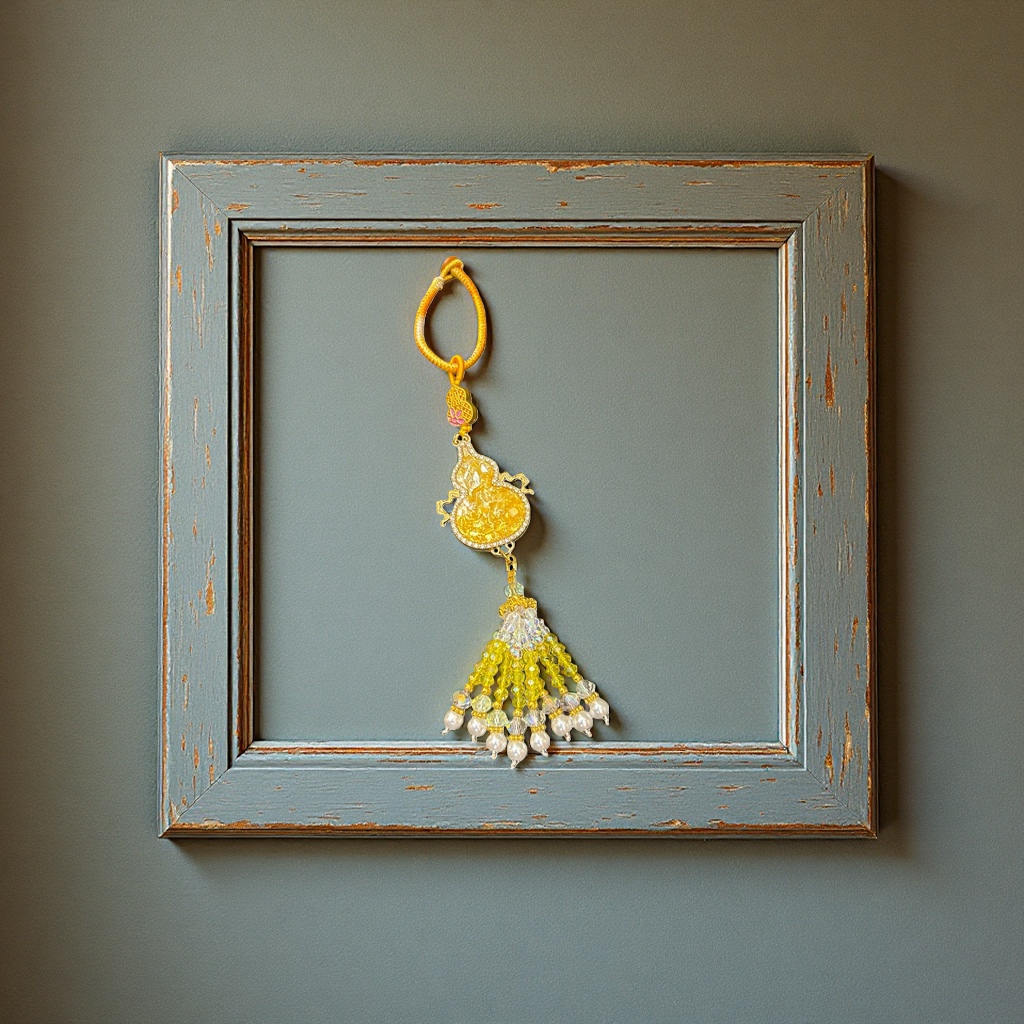 Gourd-shaped pendant decoration, gourd hanging piece, decorative hanging piece, bag hanging piece, keychain accessory, decorative keychain hanging piece Application Scenario