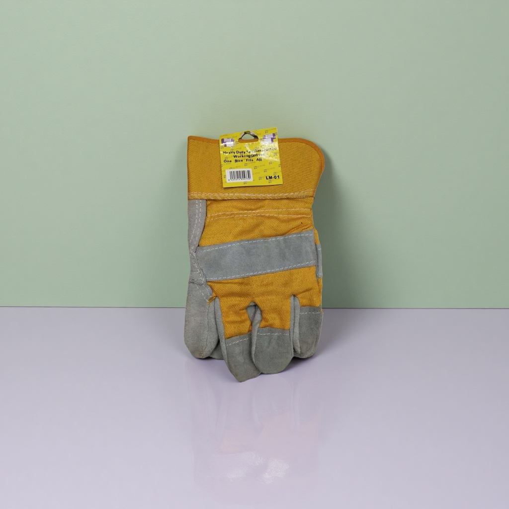 Guantes de trabajo amarillos espesados antideslizantes resistentes guantes de protección laboral unisex Specification image