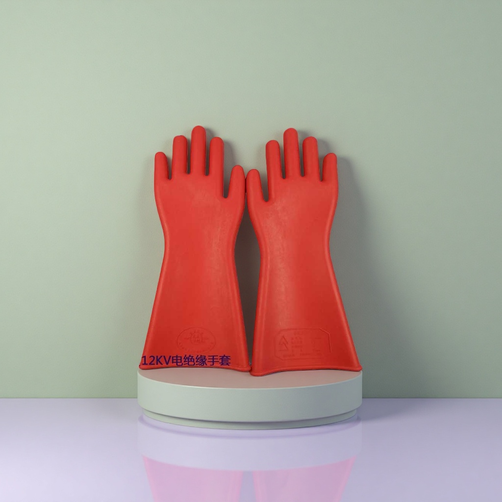 Red insulating gloves Specification image