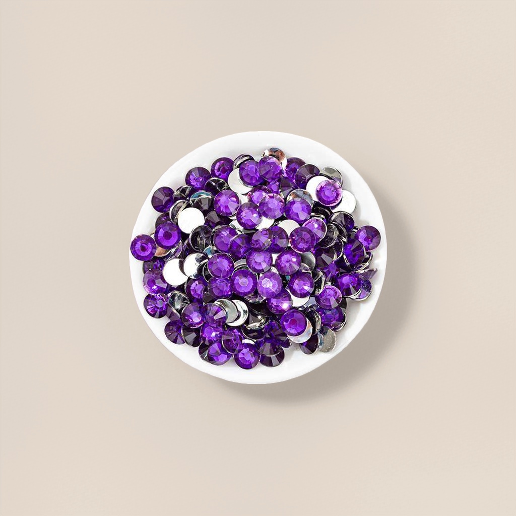 Fondo plano redondo diamond violet details Picture