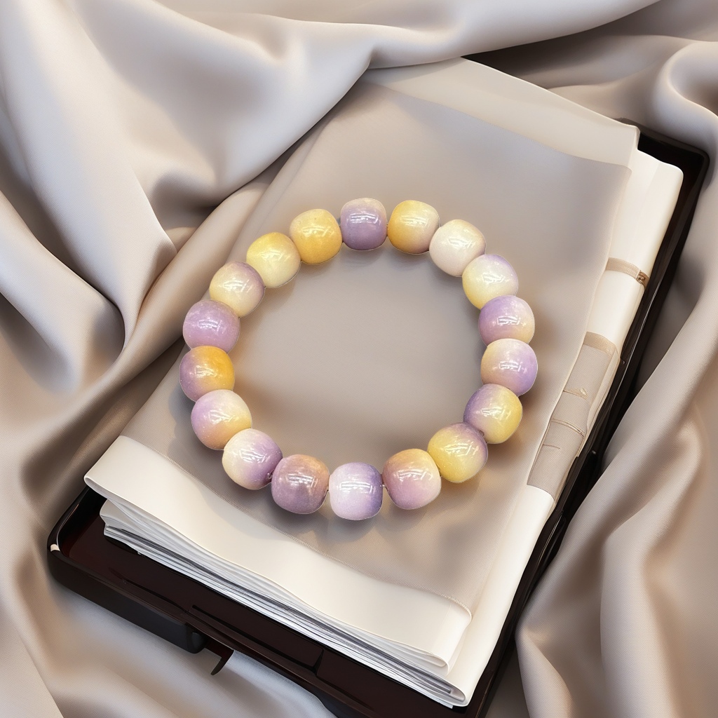 Colorful bead bracelet, a round and colorful beaded accessory, is a fashionable accessory suitable for both men and women Specification image