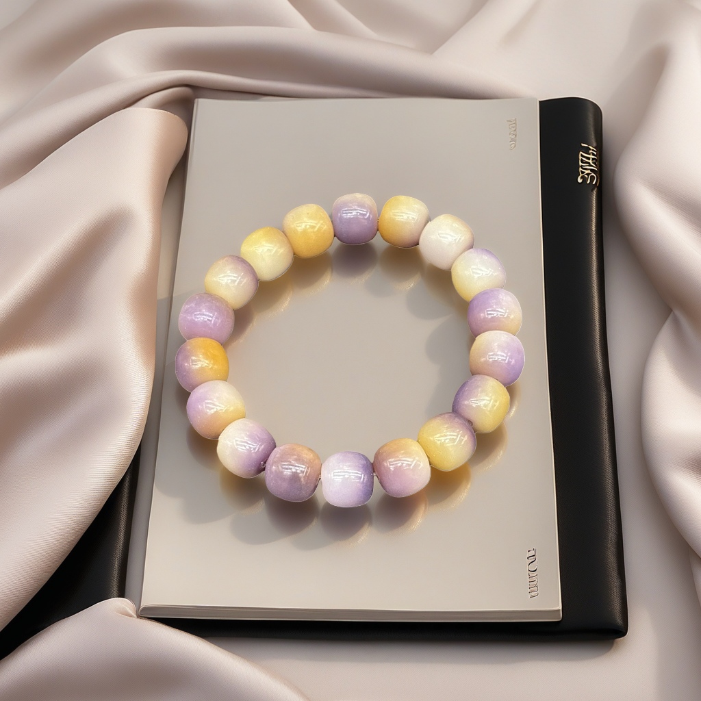 Colorful bead bracelet, a round and colorful beaded accessory, is a fashionable accessory suitable for both men and women