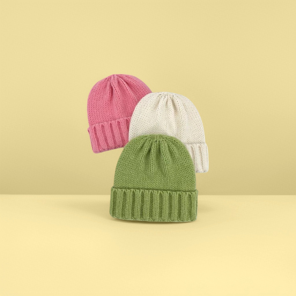 Gorra de punto gorra térmica gorra de lana invierno unisex casual versátil details Picture