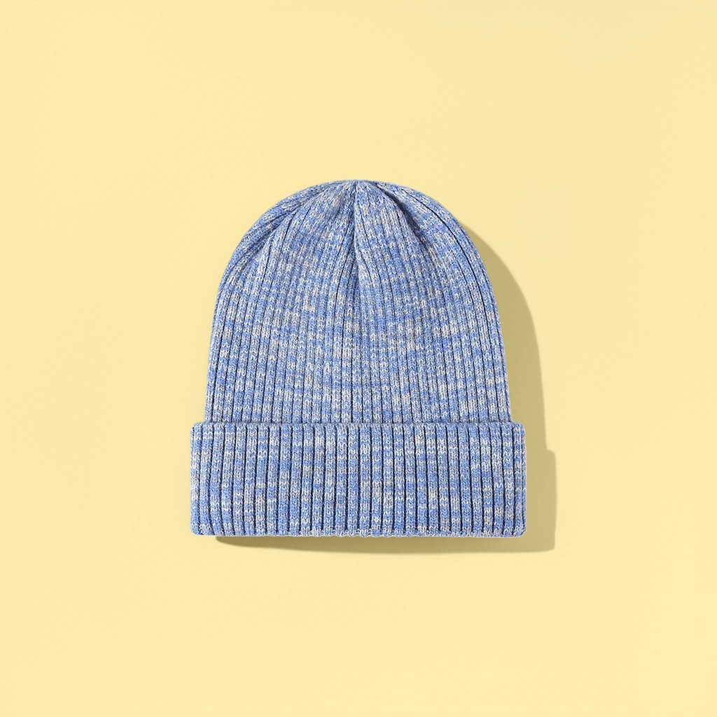 Sombrero de punto azul gorra térmica gorra invierno versátil sombrero casual Application Scenario