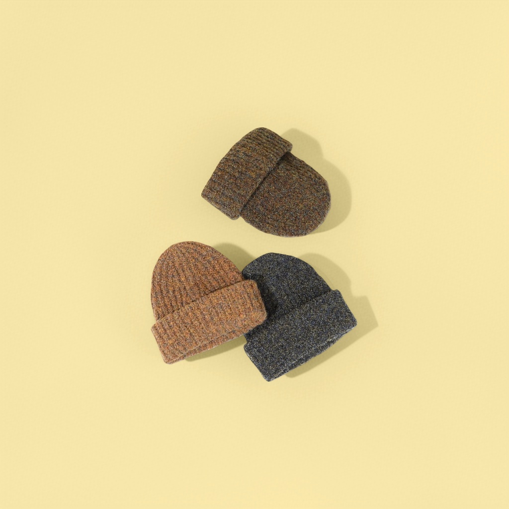 Knitted cap, unisex warm woolen cap, winter casual and versatile Korean version Specification image