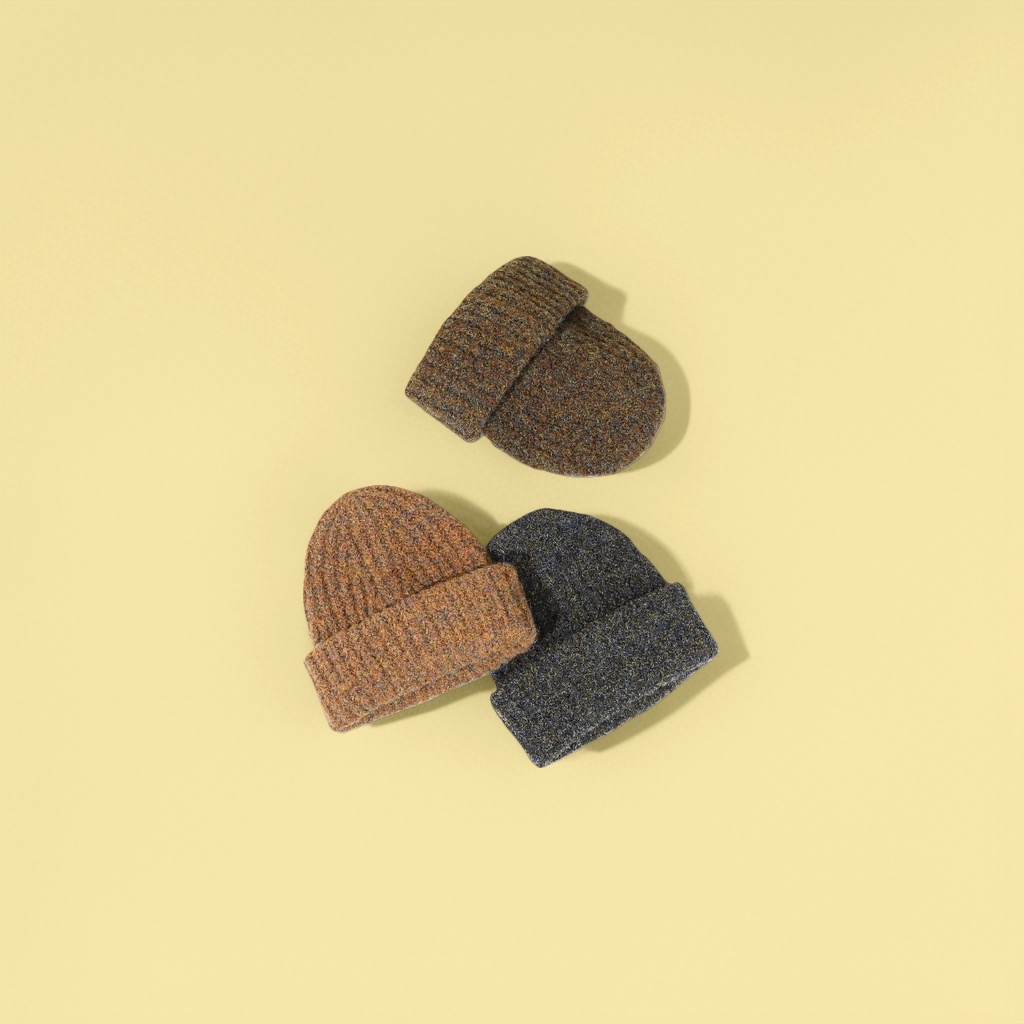 Knitted cap, unisex warm woolen cap, winter casual and versatile Korean version details Picture
