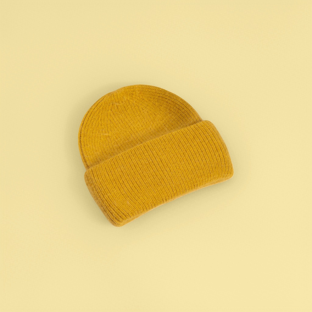Yellow knitted cap, warm woolen cap, Korean-style casual and versatile hat for women in autumn and winter Application Scenario