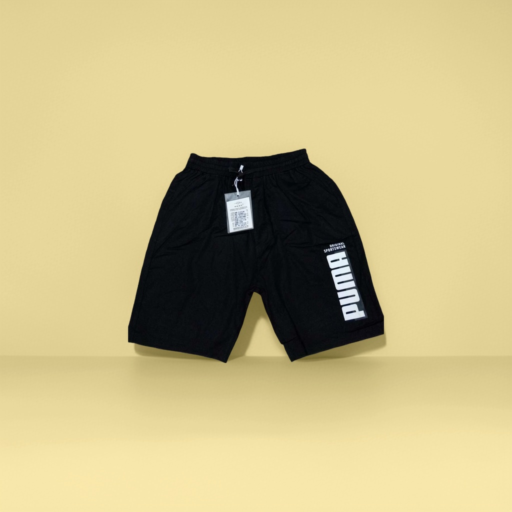 Black sports shorts, quick-drying, breathable, high-elasticity, fitness, running and casual men's style details Picture
