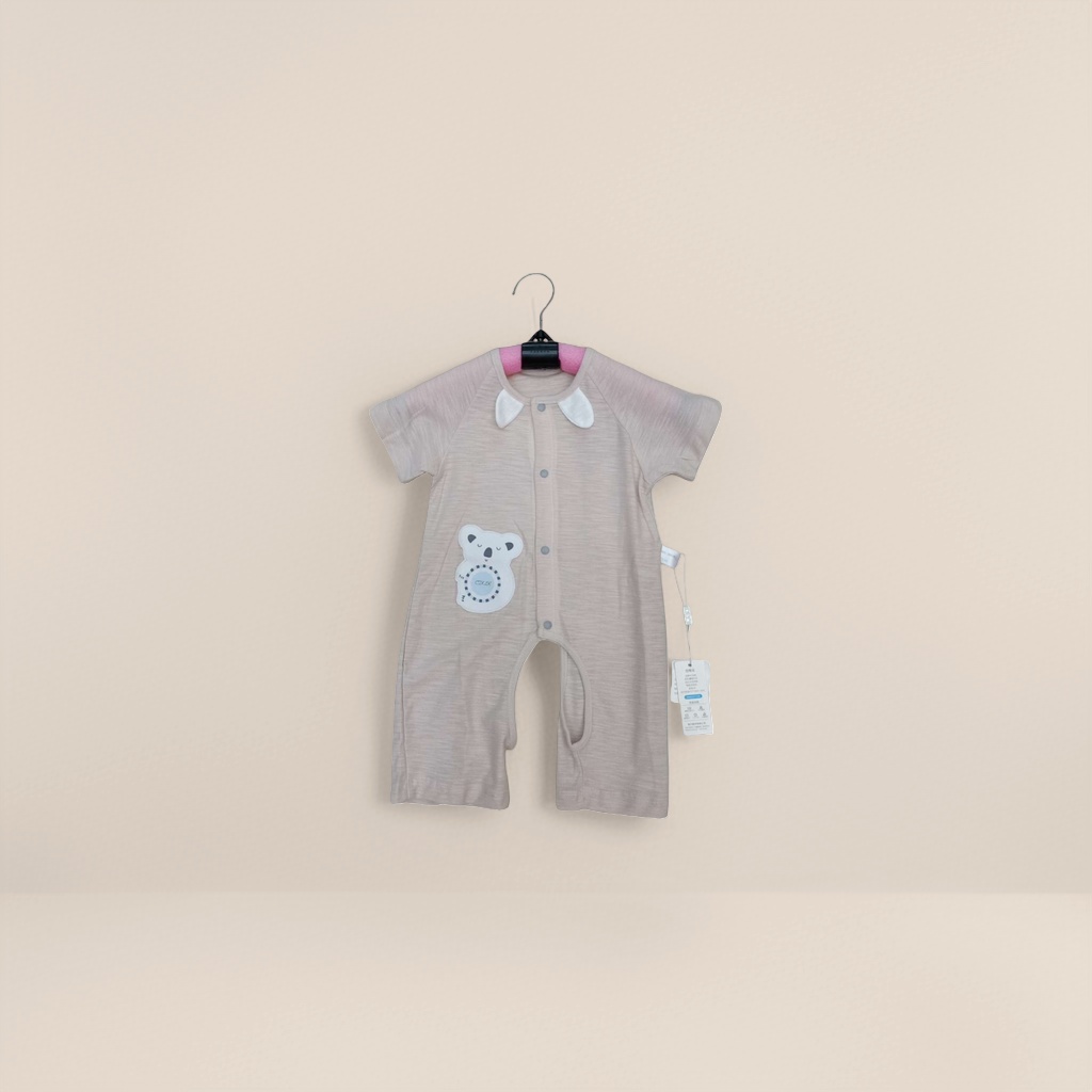 Baby pure cotton one-piece suit, spring and autumn style, crawling suit, farting suit, newborn monk suit details Picture