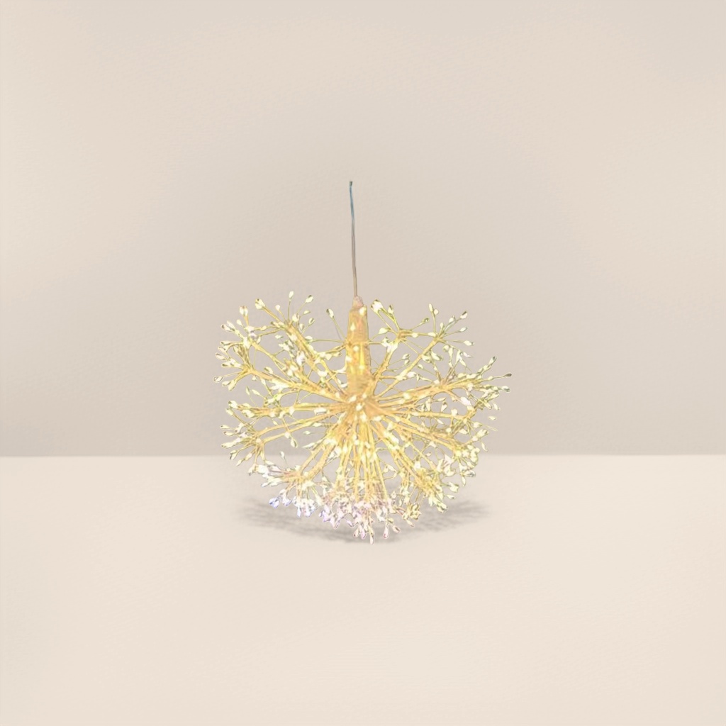 The golden branch-shaped outdoor decorative lamp is modern and simple details Picture