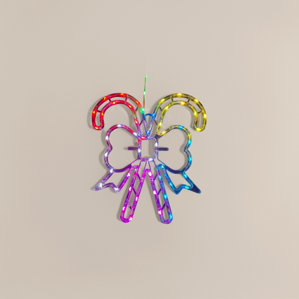 Colorful LED bow lighting and decorative items for festive atmosphere home decoration Application Scenario