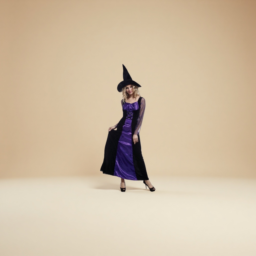 شعار أزياء السحرة الإناث السحر Cplay هو اللباس الهالوين Hallowen