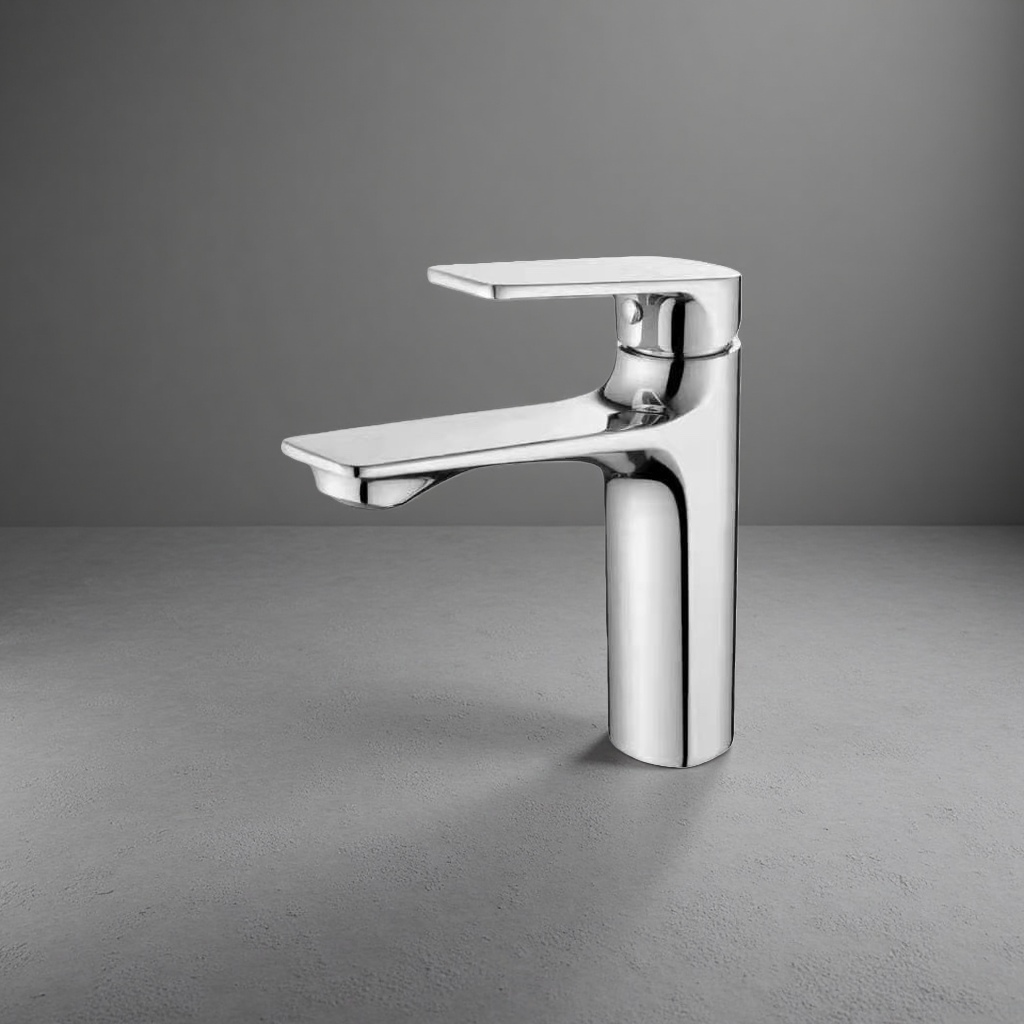 الصنبور الموضح بالنحاس في المطبخ المغطى بالنحاس والمجفف بالماء الساخن البارد Specification image