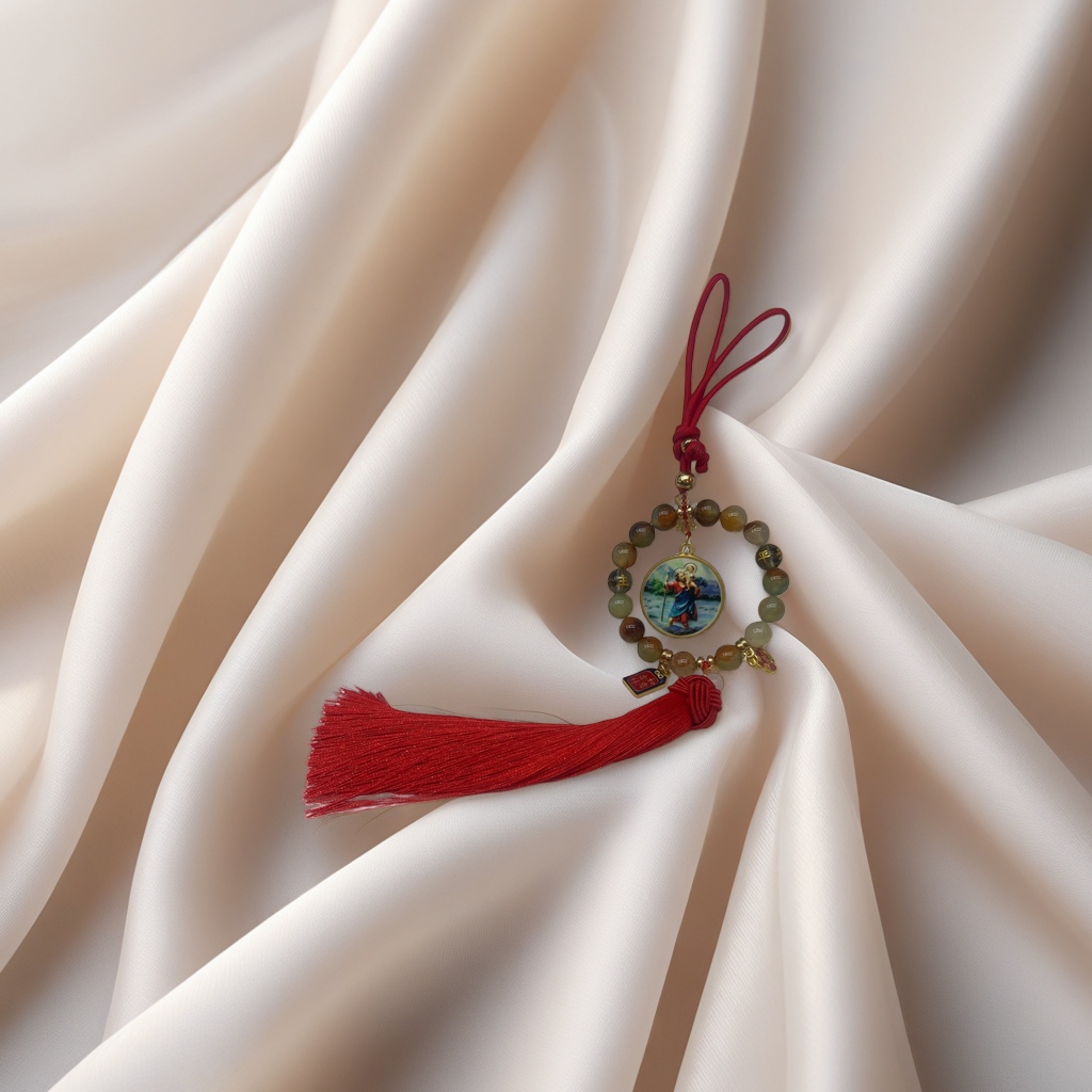 Red tassel string handmade jewelry, suitable for both men and women, couple style Application Scenario