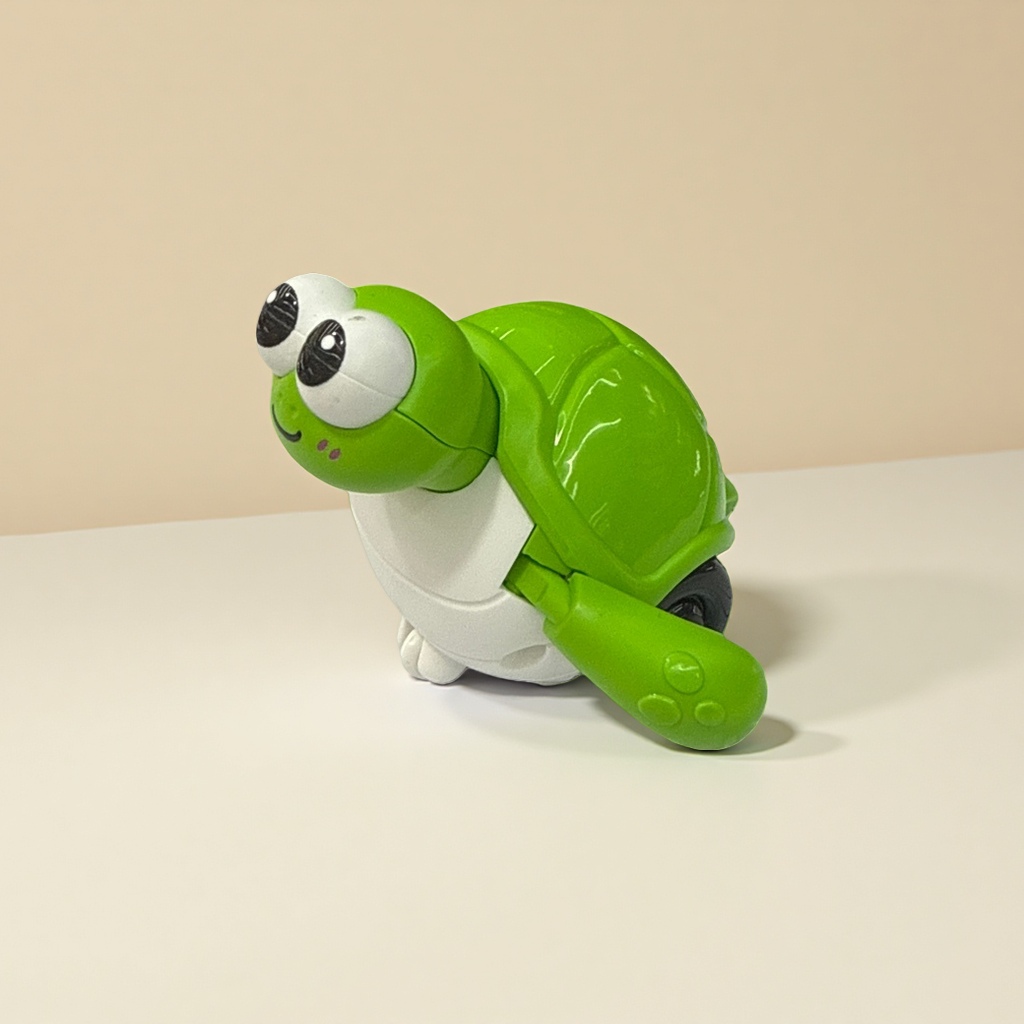 绿色乌龟儿童益智玩具 安全无毒柔韧耐摔早教启蒙
