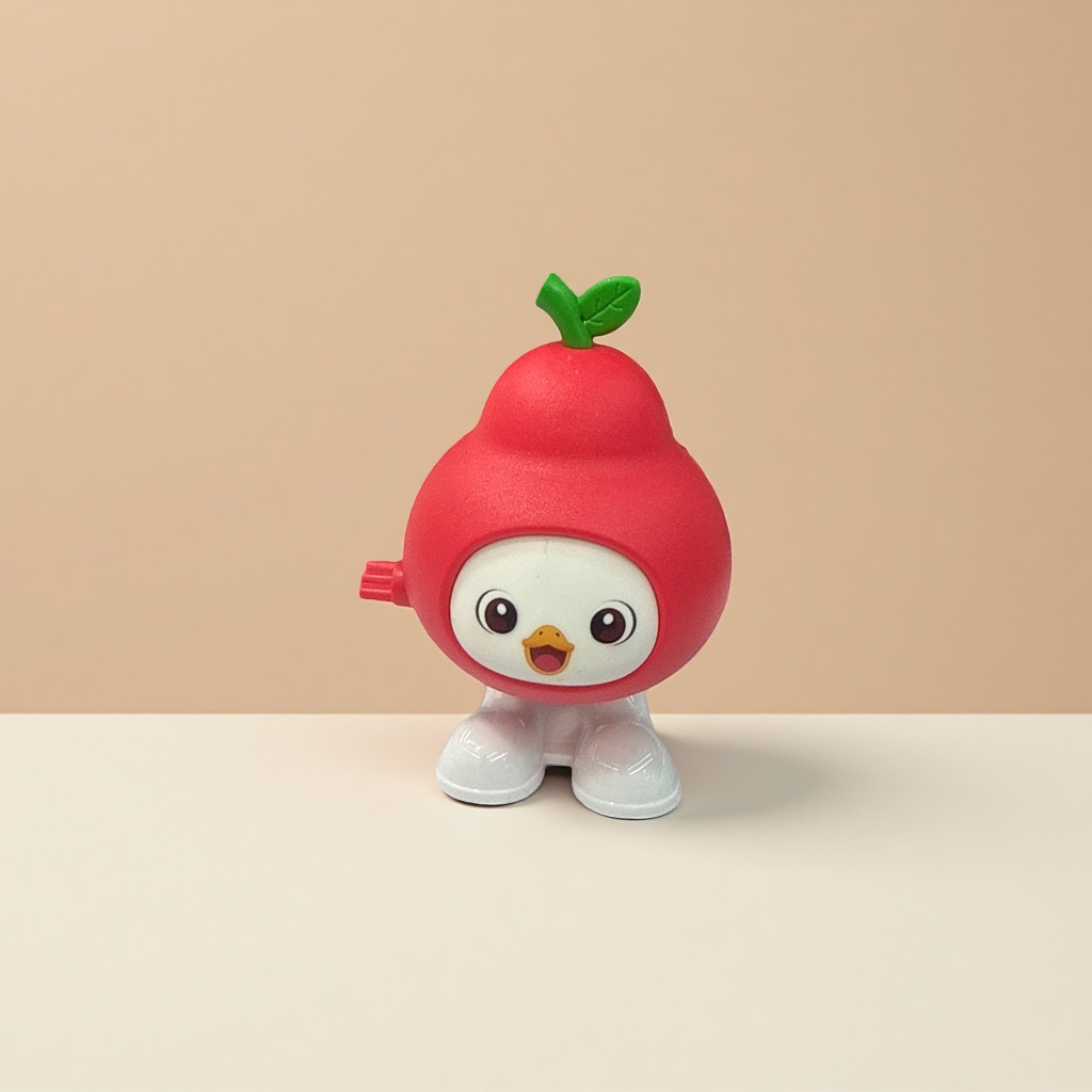 الدمى المتحركة على شكل تفاح أحمر