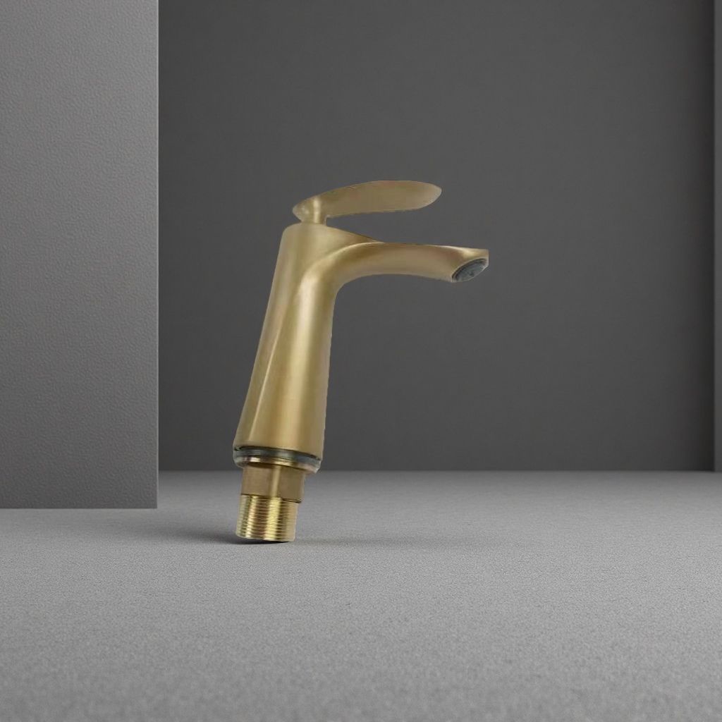 The main body of the golden faucet is fully copper and gold-plated, making it a universal faucet accessory for kitchens and bathrooms