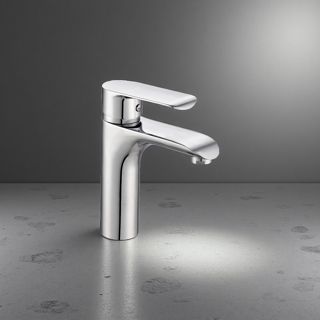 Modern and simple faucet, all-copper thickened anti-rust kitchen pull-out cold and hot water faucet Application Scenario