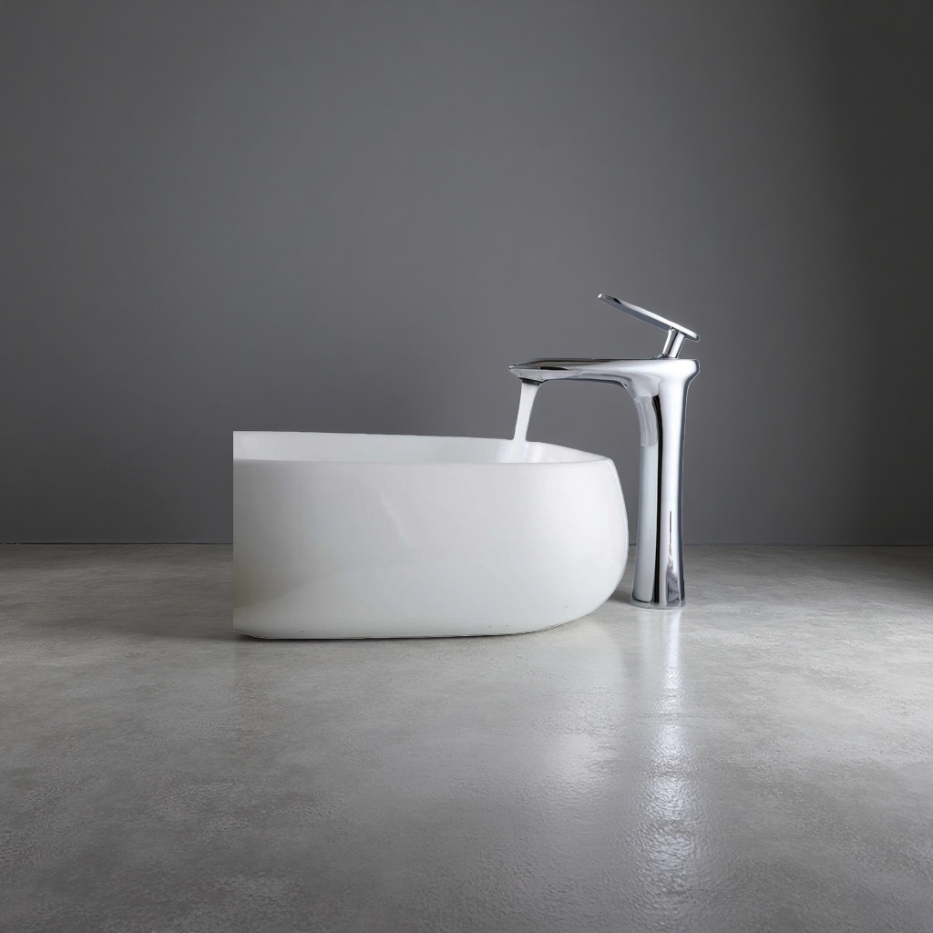 Modern-style faucet, all-copper thickened anti-rust kitchen pull-out hot and cold water faucet Specification image