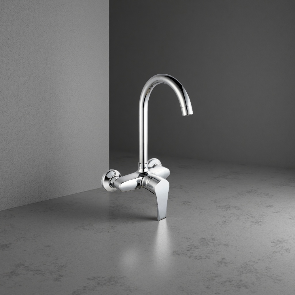 Thickened all-copper household kitchen faucet with pull-out dual control for hot and cold, 360 rotation Specification image