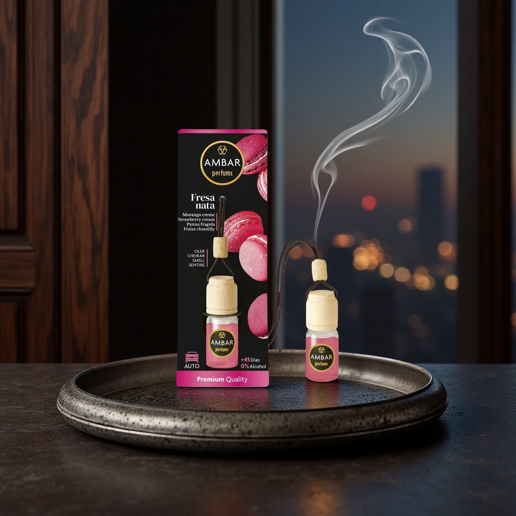 AMBAR perfums 草莓奶油味汽车香薰 Fresa nata 车载香氛 30ml
