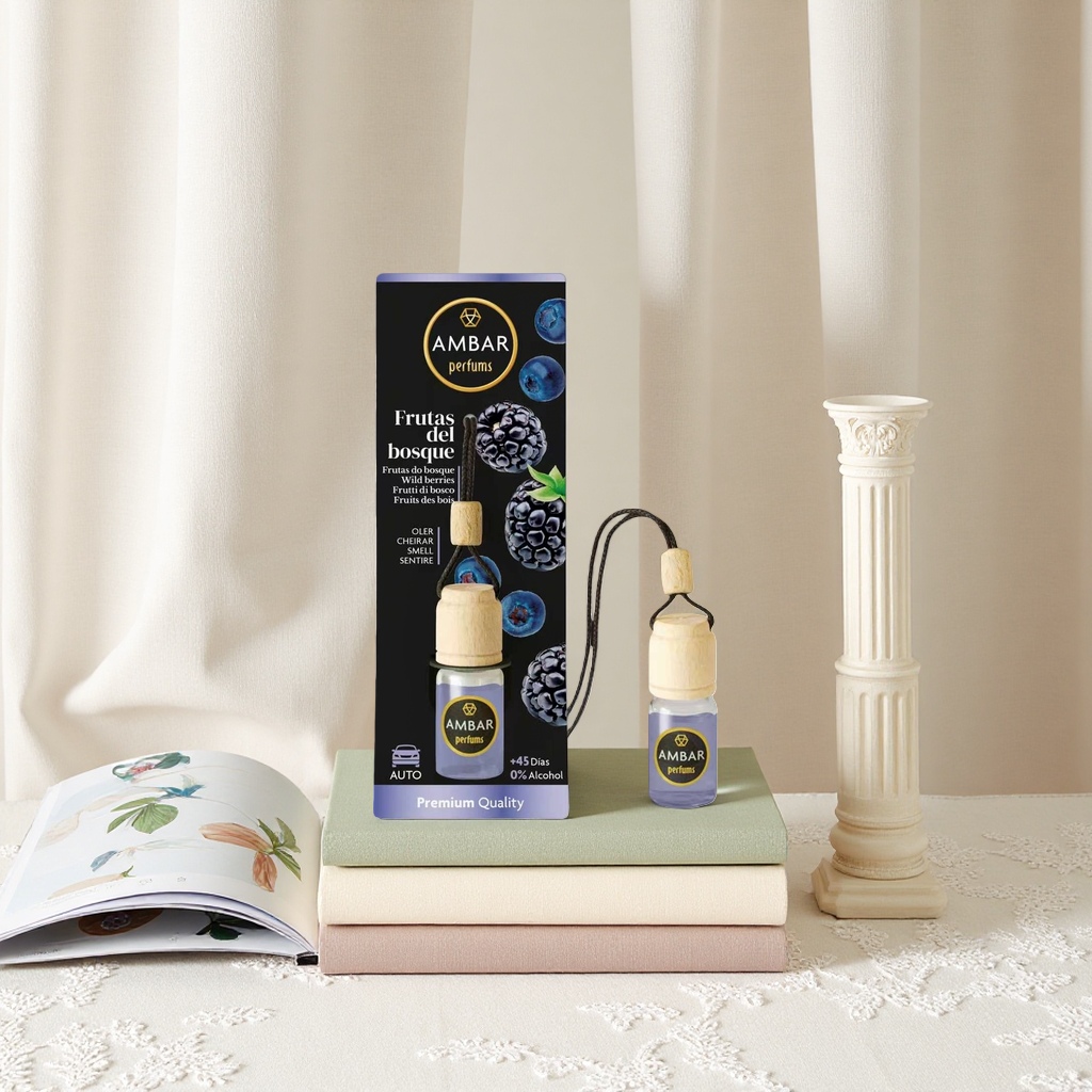 AMBAR Frutas del bosque car Fragrance, jungle fruit aroma, long-lasting fragrance, car fragrance Application Scenario