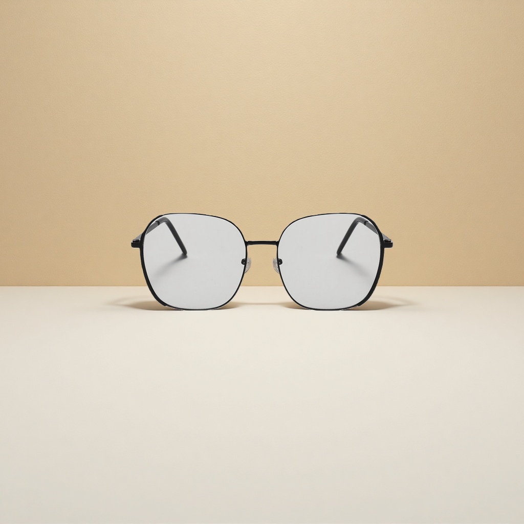 Black square-framed sunglasses, fashionable UV-resistant polarized sunglasses Application Scenario