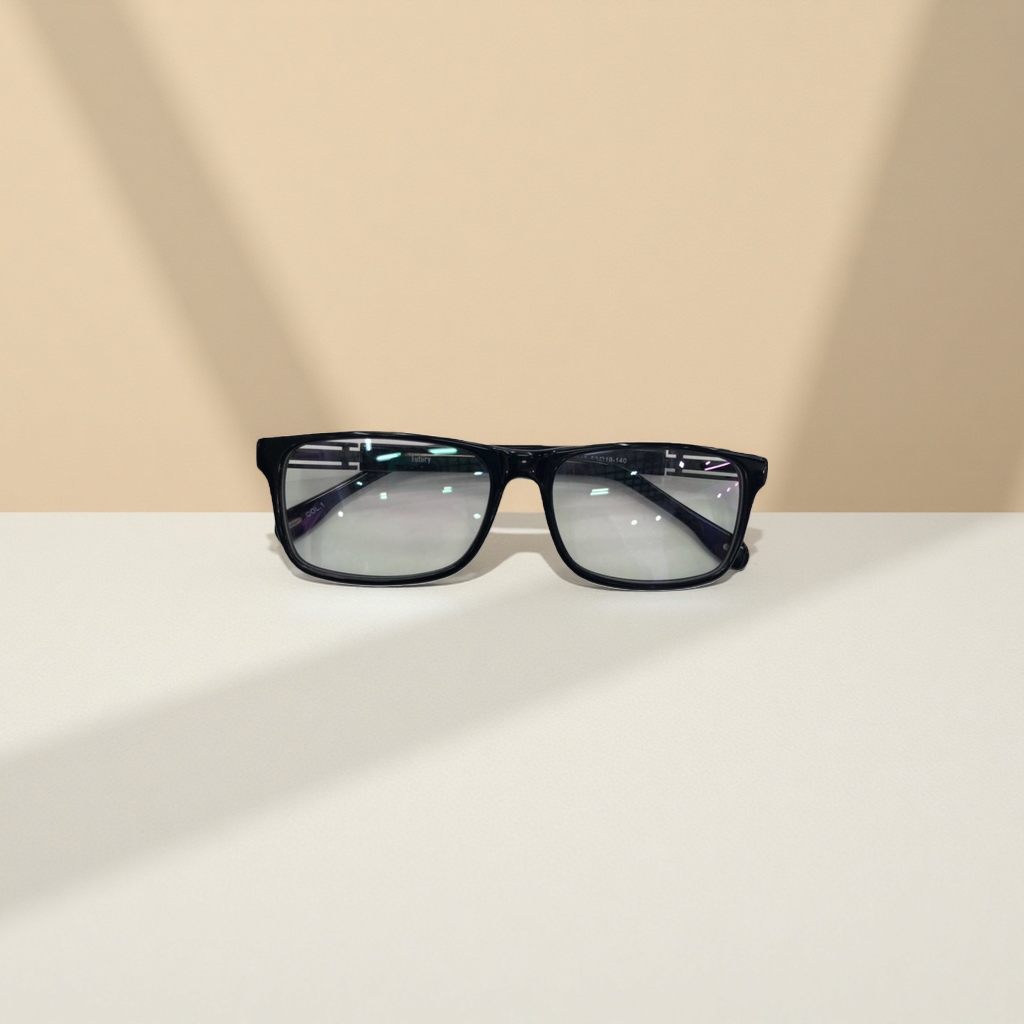 The black square glasses frame is fashionable and lightweight. The metal frame is suitable for myopia glasses Application Scenario