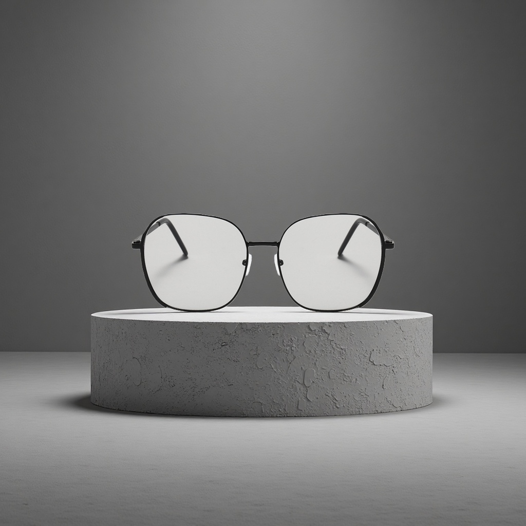 Black-framed sunglasses, fashionable UV-resistant polarized sunglasses, suitable for both men and women details Picture