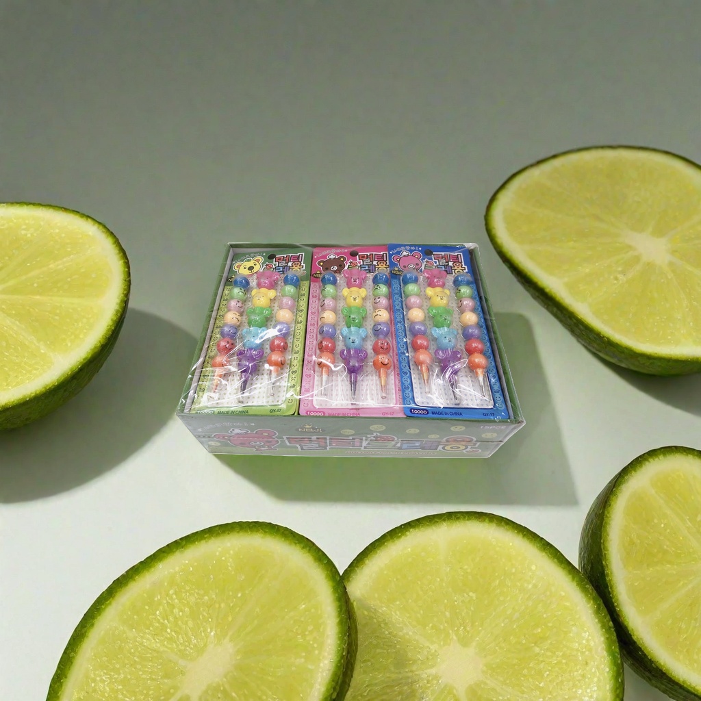 彩色小熊造型糖果儿童零食软糖水果味300g
