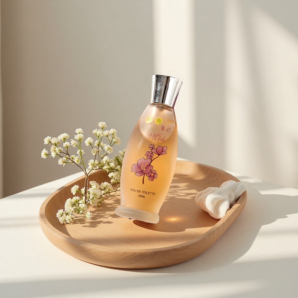 وتتوفر العطور المعبأة في زجاجات مع أنواع مختلفة من العطور Specification image