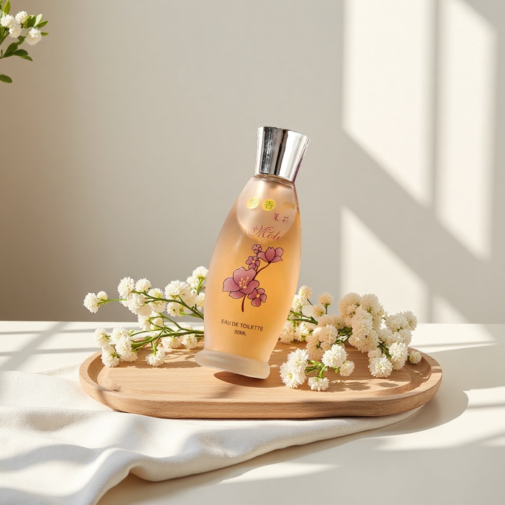 وتتوفر العطور المعبأة في زجاجات مع أنواع مختلفة من العطور details Picture