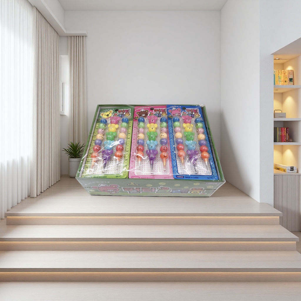 彩色小熊造型糖果细节图