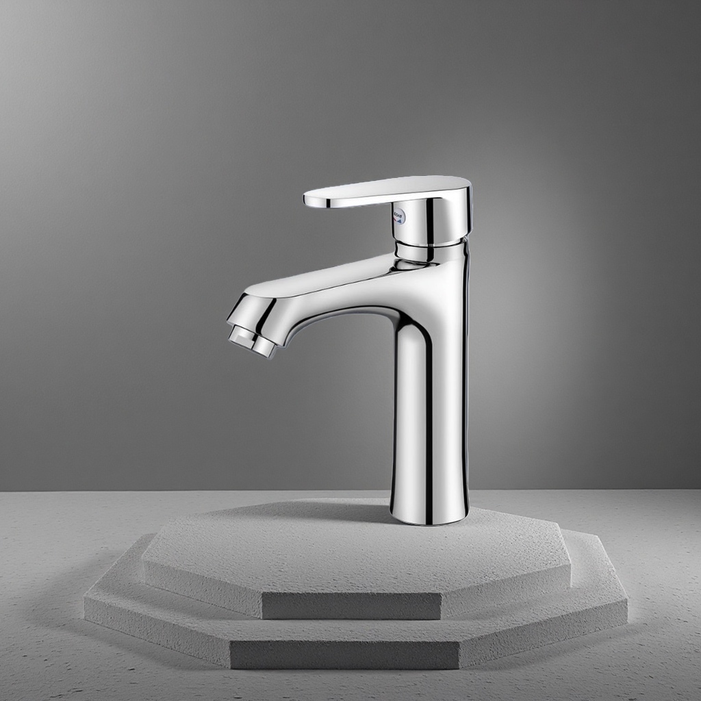 The main body of the faucet is made of stainless steel and the valve core is all copper. It is a universal accessory for kitchens and bathrooms Specification image