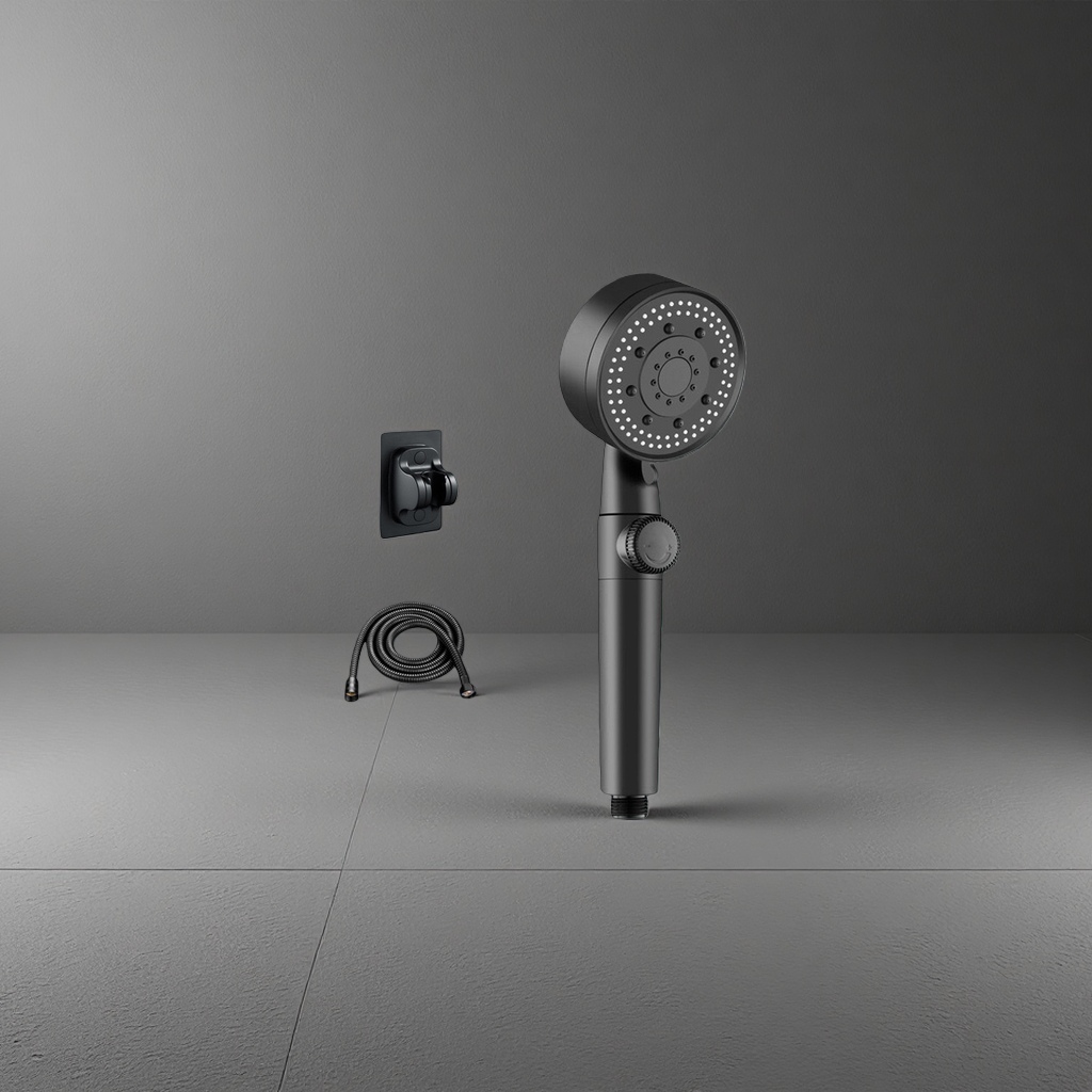 Constant-temperature, anti-scald, water-saving and pressure-increasing handheld top shower head set Specification image