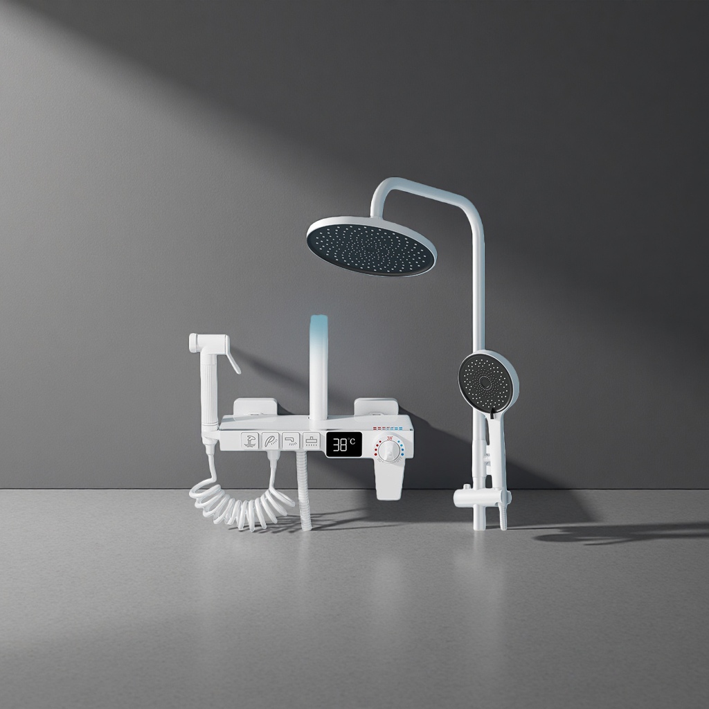 Intelligent constant-temperature showerhead shower set, constant-temperature anti-scalding, water-saving and pressure-increasing bathroom hardware Application Scenario