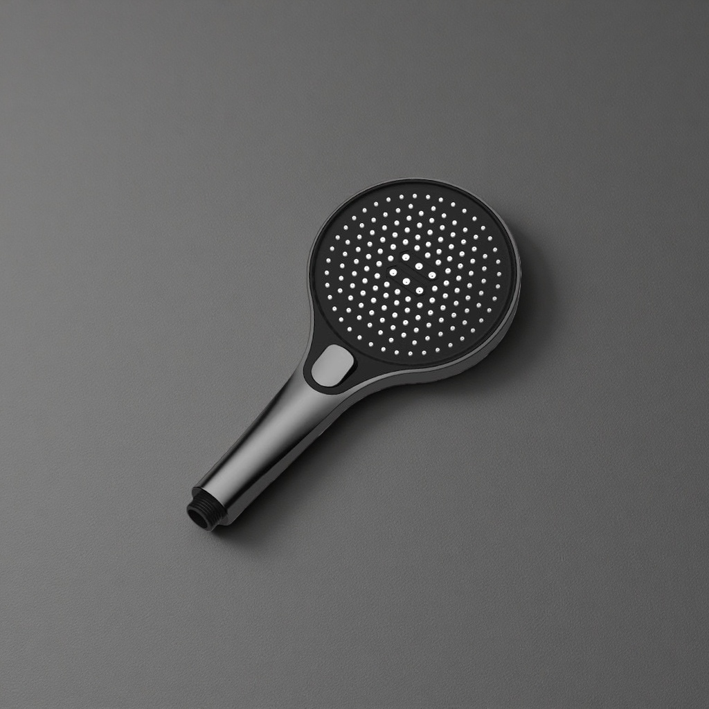 Black 304 stainless steel thickened anti-rust constant-temperature shower head Application Scenario
