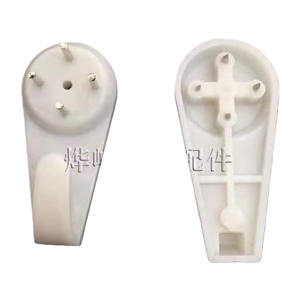 Gancho de plástico blanco accesorios tipo universal soporte de peso baño cocina colgante Item Picture