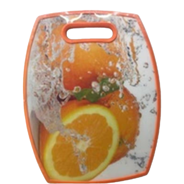 لوحة تقسية للمطبخ ذات الإطار البرتقالي تحتوي على ألواح تقطيع متينة من التزلج Item Picture