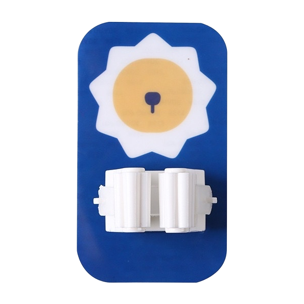 Hole-free and traceless mop rack, storage mop hook, bathroom wall-mounted broom hanger Item Picture