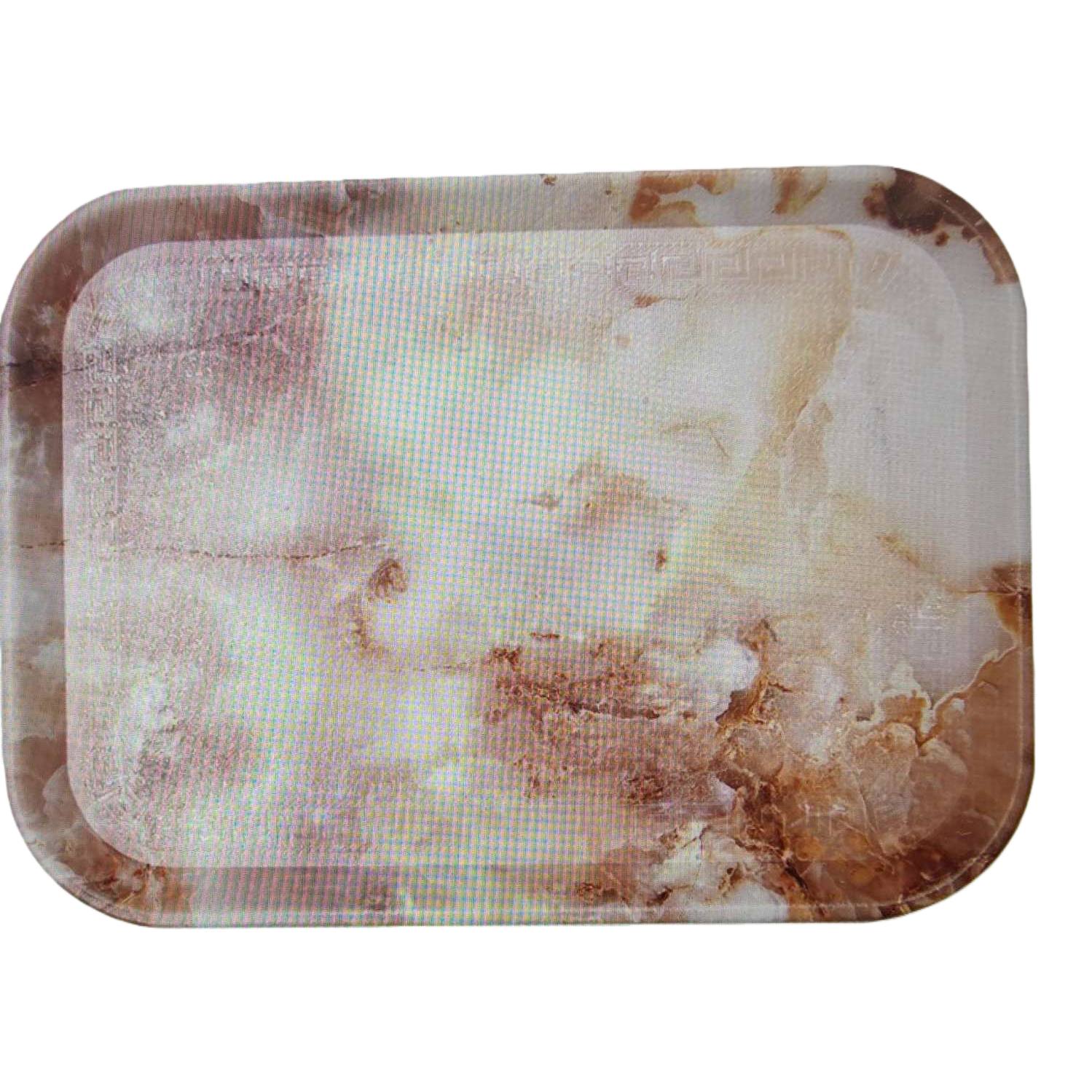 Marble-textured tray, home storage tray, anti-slip and wear-resistant dinner plate, coffee table storage tray Item Picture