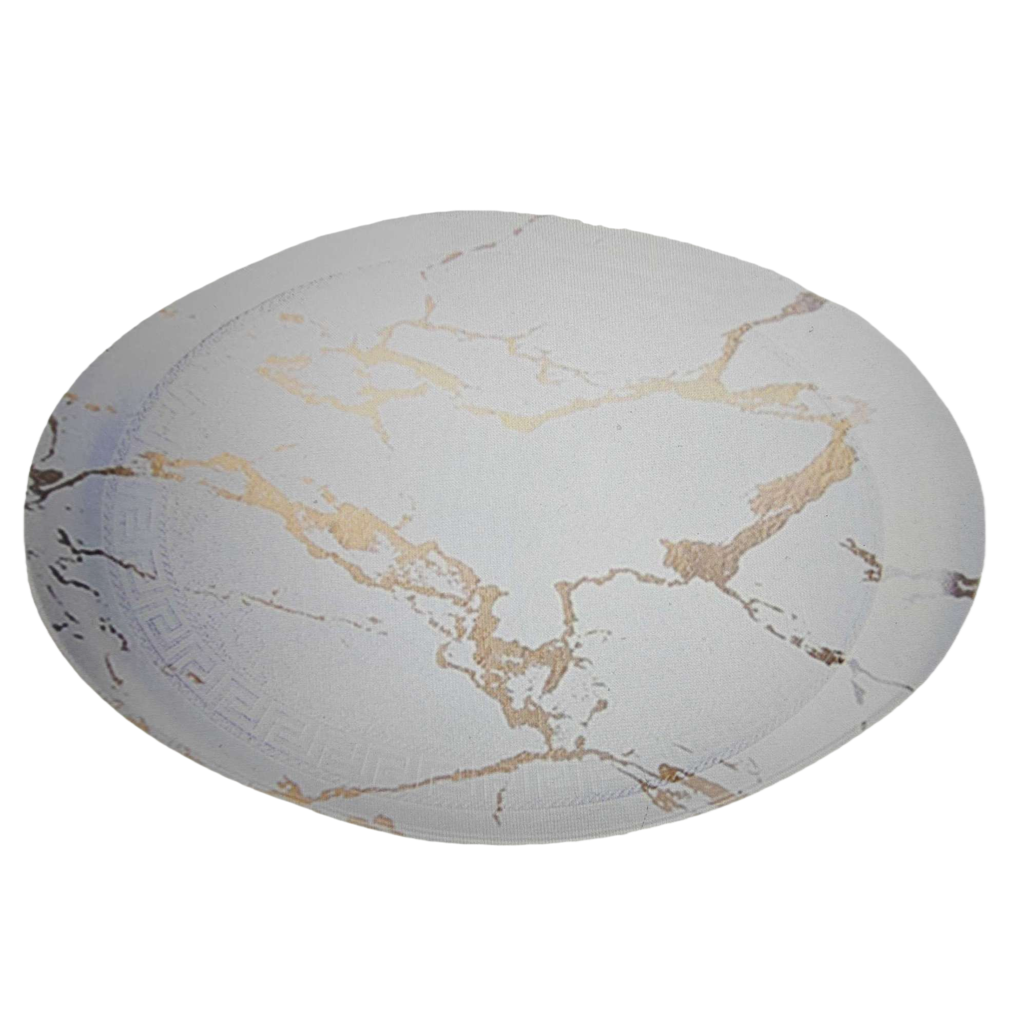 Marble-patterned bone China plate table setting, home light luxury tableware, 20cm Item Picture