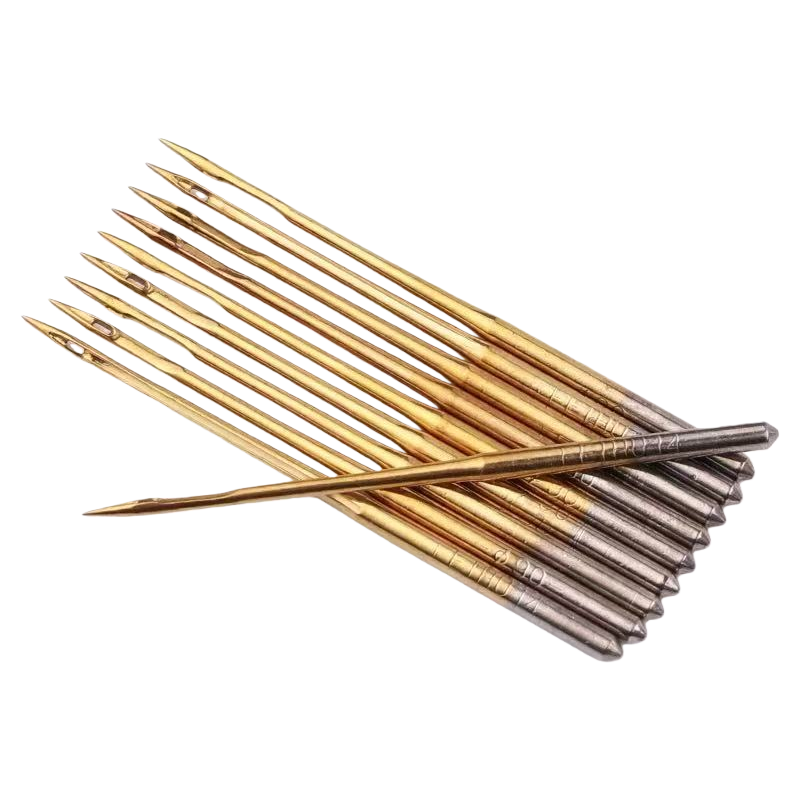 Titanium-coated machine needles and sewing machine needles are wear-resistant and rust-proof, suitable for general household and industrial use Item Picture